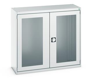 Bott Cubio Window Clear Door Cupboards Cubio Empty Perspex Window Cupboard 1300mm x525mm x1.2m
